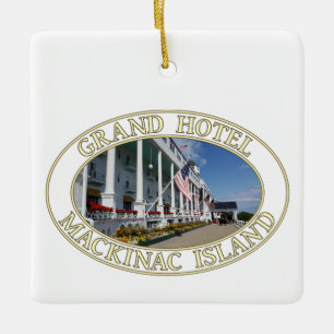 Ornamento De Cerâmica Grand Hotel em Mackinac Island, Michigan