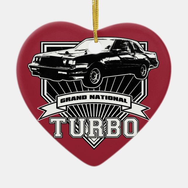 Ornamento De Cerâmica Grand National (Frente)