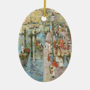 Ornamento De Cerâmica Grande Canal, Veneza por Maurice Prendergast