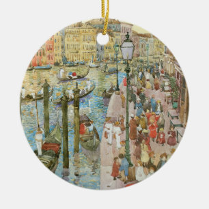 Ornamento De Cerâmica Grande Canal, Veneza por Maurice Prendergast