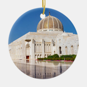 Ornamento De Cerâmica Grande Mesquita de Sultan Qaboos em Muscat, Omã