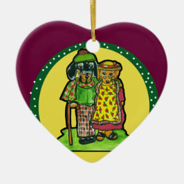 Ornamento De Cerâmica Grandes dotes de pais