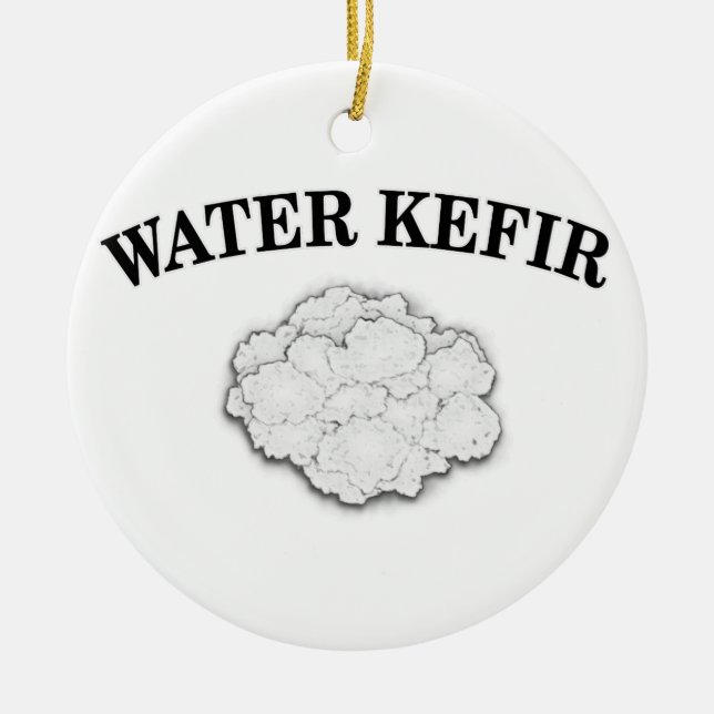 Ornamento De Cerâmica Grãos de Kefir (Frente)