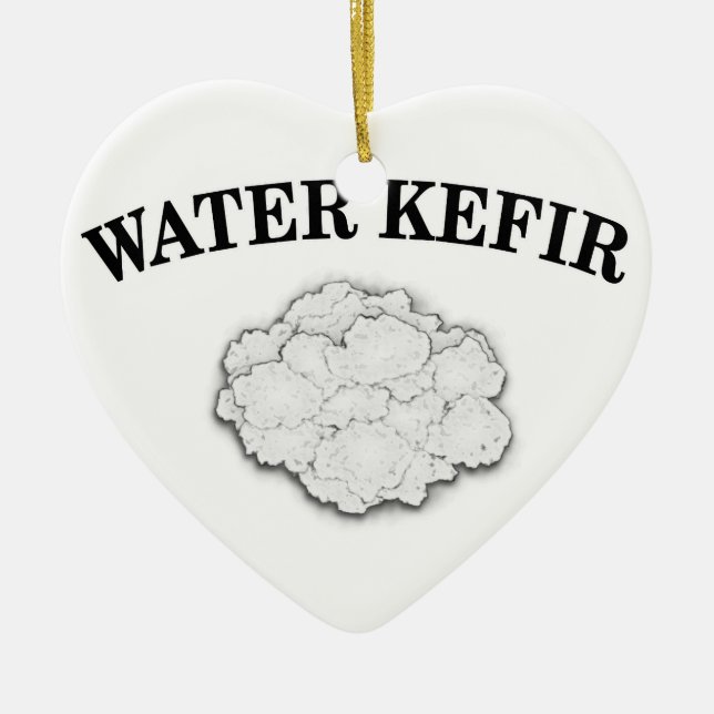Ornamento De Cerâmica Grãos de Kefir (Frente)