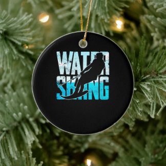 Ornamento De Cerâmica Great Water Skiing Gift Water Skiing Water Skier