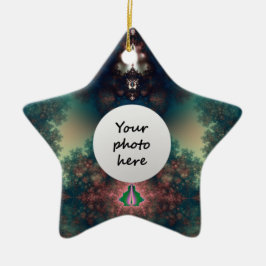 Ornamento De Cerâmica Green Fairy Tale