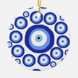 Ornamento De Cerâmica Grego - Símbolo de Boa Sorte - Padrão