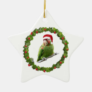 Ornamento De Cerâmica Grinalda do Natal de Conure