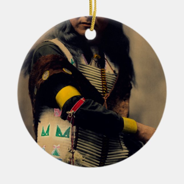 Ornamento De Cerâmica Grita Em Oglala Sioux 1899 (Frente)