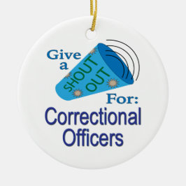 Ornamento De Cerâmica Gritar para agentes de correção