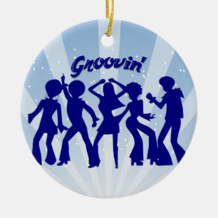 Ornamento De Cerâmica Groovin'