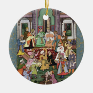 Ornamento De Cerâmica Grupo de Dervishes girando, do grande Clive