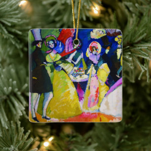 Ornamento De Cerâmica Grupo em Crinolinas por Wassily Kandinsky