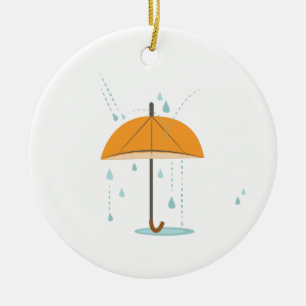 Ornamento De Cerâmica Guarda-chuva