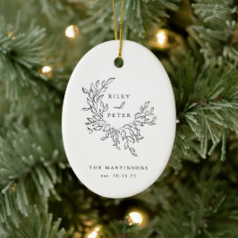 Ornamento De Cerâmica Guarda Personalizada de Crest. Casamento Legal