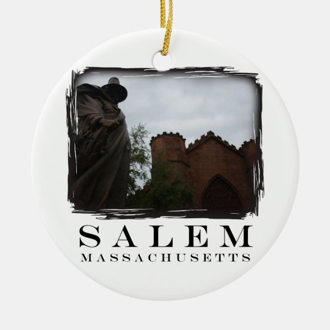 Ornamento De Cerâmica Guarda Salem (Frente)