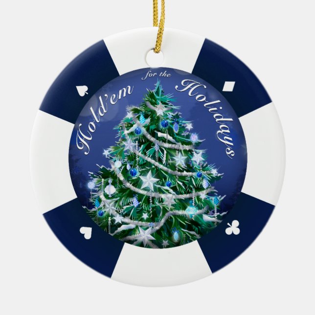 Ornamento De Cerâmica Guardare-os para os feriados (Frente)