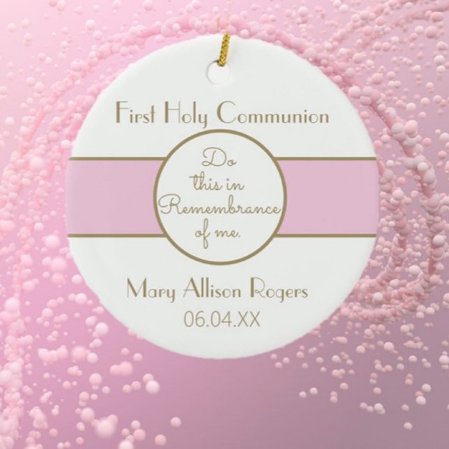 Ornamento De Cerâmica Guardiã Primeira Comunhão (Criador carregado)