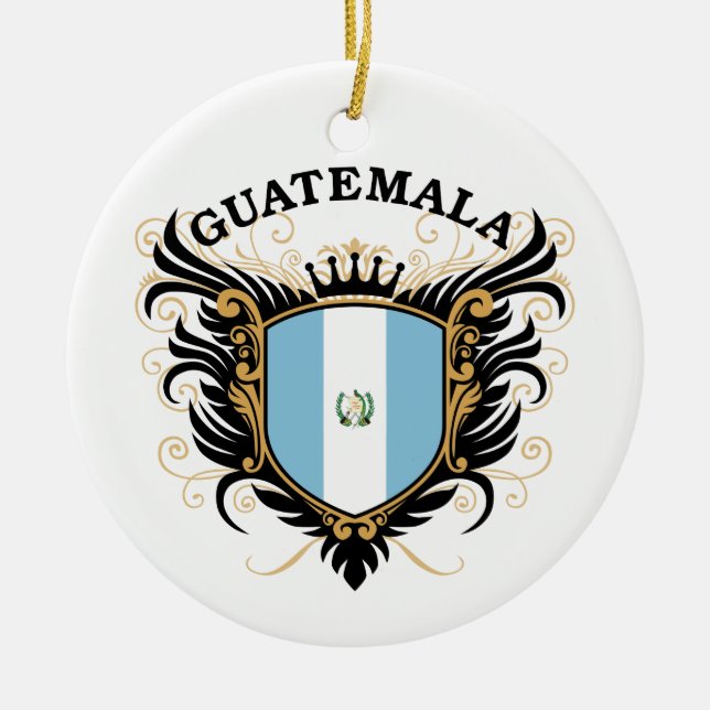 Ornamento De Cerâmica Guatemala (Frente)