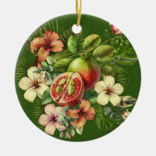 Ornamento De Cerâmica Guavas da vovó Manuela