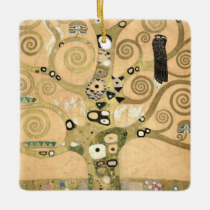 Ornamento De Cerâmica Gustav Klimt - A Árvore da Vida, Friso Stoclet
