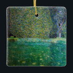 Ornamento De Cerâmica Gustav Klimt - Parque Schloss Kammer am Attersee<br><div class="desc">Pond of Schloss Kammer no Attersee / The Park of Schloss Kammer am Attersee - Gustav Klimt,  Oil on Canvas,  1910</div>