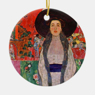 Ornamento De Cerâmica Gustav Klimt Retrato de Adele Bloch-Bauer II