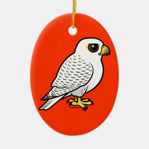 Ornamento De Cerâmica Gyrfalcon