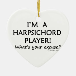 Ornamento De Cerâmica Hackhord Player com licença