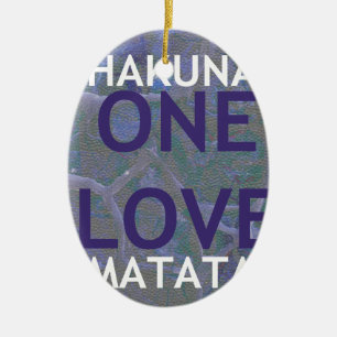 ORNAMENTO DE CERÂMICA HAKUNA MATATA