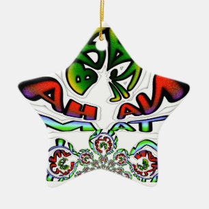 Ornamento De Cerâmica Hakuna Matata Brasil Presente