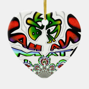 Ornamento De Cerâmica Hakuna Matata Brasil Presente