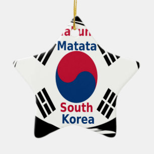 Ornamento De Cerâmica Hakuna Matata Coreia do Sul