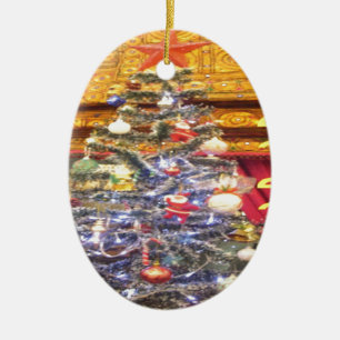 Ornamento De Cerâmica Hakuna Matata Feliz Natal e Feliz ano novo.p