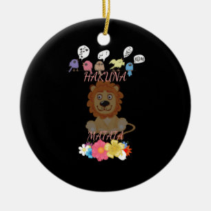 Ornamento De Cerâmica Hakuna Matata Hakunamatata baby lion.png