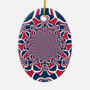 Ornamento De Cerâmica Hakuna Matata Oferece na moda vermelho e azul de t