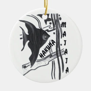 Ornamento De Cerâmica Hakuna Matata Peixe Grande.png