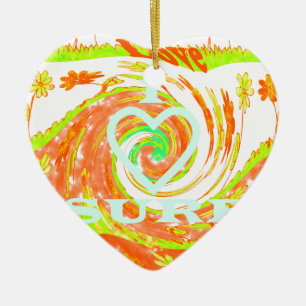 Ornamento De Cerâmica Hakuna Matata Summer Baby Kids I Love Surfing ..pn