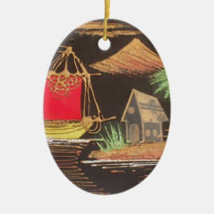 Ornamento De Cerâmica Hakunamatata Trendy Vintage Navio Safari Night