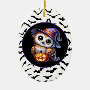 Ornamento De Cerâmica Halloween
