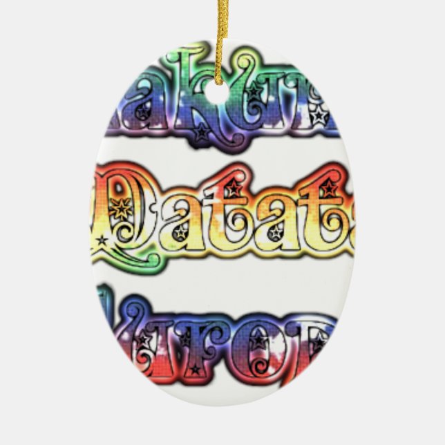 Ornamento De Cerâmica Halloween Hakuna Matata Europe.png (Frente)