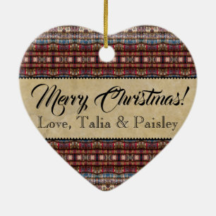 Ornamento De Cerâmica HAMbyWG Heart Ornament - Ornament Fotográfico