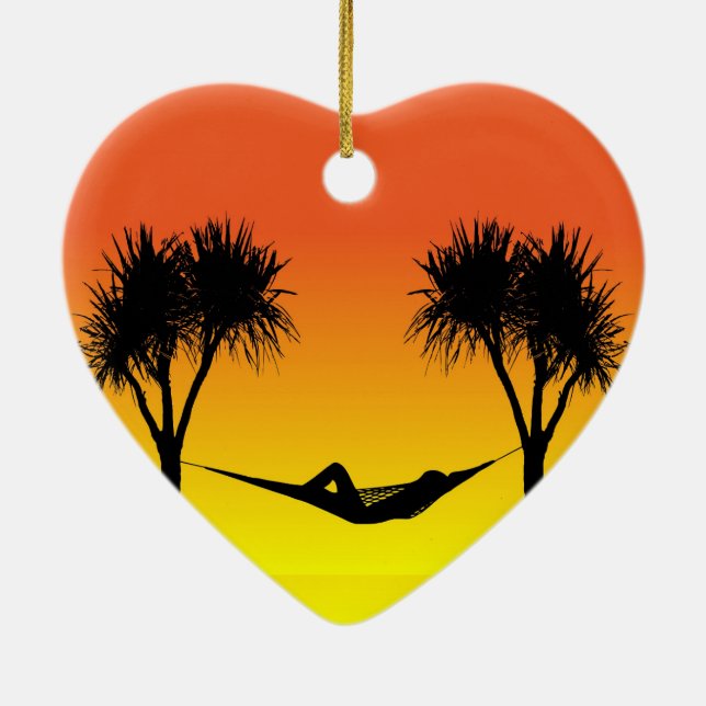 Ornamento De Cerâmica Hammock (Verso)