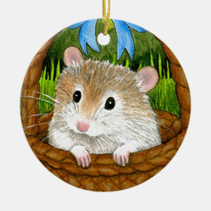 Ornamento De Cerâmica Hamster 14