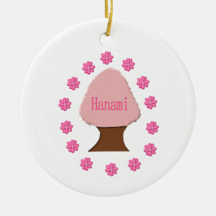 Ornamento De Cerâmica Hanami - Árvore de Cereja Japonesa