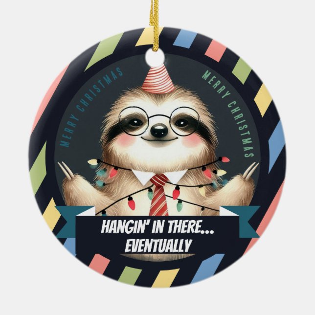 Ornamento De Cerâmica Hangin'in Ali... Eventualmente... (Traseira)