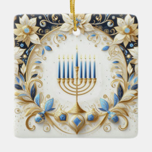 Ornamento De Cerâmica Hanukkah Cerâmica
