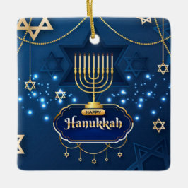 Ornamento De Cerâmica Hanukkah Cerâmica