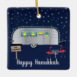Ornamento De Cerâmica Hanukkah do Snowbird