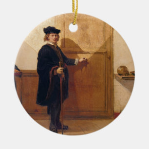 Ornamento De Cerâmica Harmensz camionete Rijn Rembrandt (1606-69) que